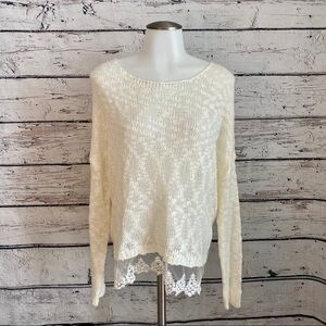 Altar’d State lace trimmed sweater